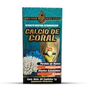 Calcio de Coral Suplemento 60 Capletas 1g.
