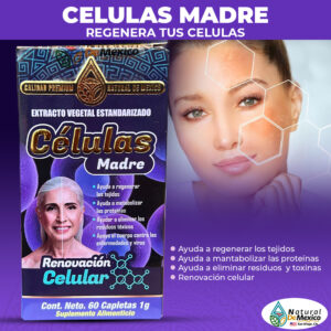 Células Madre Suplemento 60 Capletas 1g.