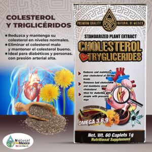 Colesterol y Trigliceridos Suplemento 60 Caplet 1g.