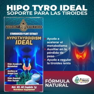 Hipotiroidismo Ideal Suplemento 60 Capletas 1g. Calidad Premium