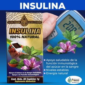 Insulina Natural Suplemento 60 Capletas 1g.