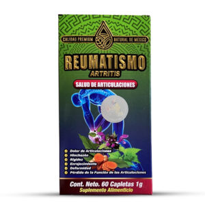Suplemento Reumatismo Artritis Dolor de Articulaciones 60 Capletas 1g. Natural de Mexico