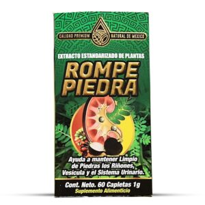 Rompe Piedra Suplemento 60 Caplets 1g. Natural de Mexico