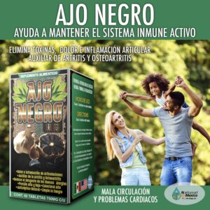 Ajo Negro Suplemento 60 Capletas 1g.