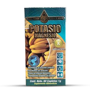 Potasio Magnesio Suplemento 60 Caplets 1g.