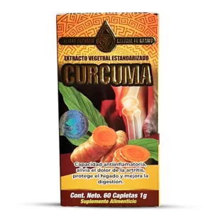 Curcuma Suplemento 60 Capletas. 1g.