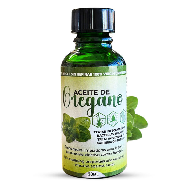 Aceite de Orégano Se ha mostrado eficazmente sobre numerosas especies de bacterias, hongos y todo tipo de imperfecciones de la piel.