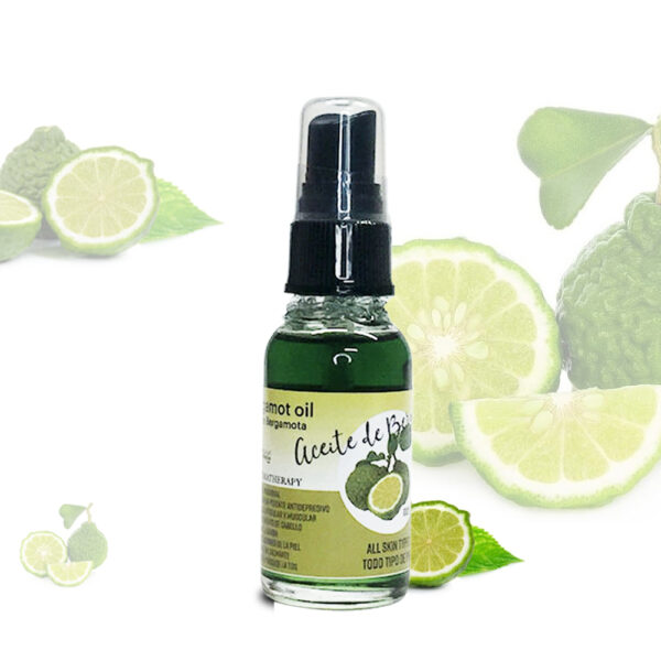 Aceite de Bergamota - Serum Oil Ayuda a tener un cuero cabelludo completamente saludable y un cabello más fuerte y resistente porque posee vitaminas que hidratan desde la raíz hasta las puntas. Producto 100% natural solo para damas
