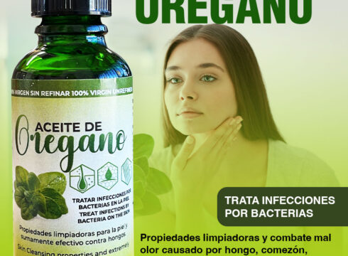 Aceite de Orégano Se ha mostrado eficazmente sobre numerosas especies de bacterias, hongos y todo tipo de imperfecciones de la piel.