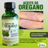 Aceite de Orégano Se ha mostrado eficazmente sobre numerosas especies de bacterias, hongos y todo tipo de imperfecciones de la piel.