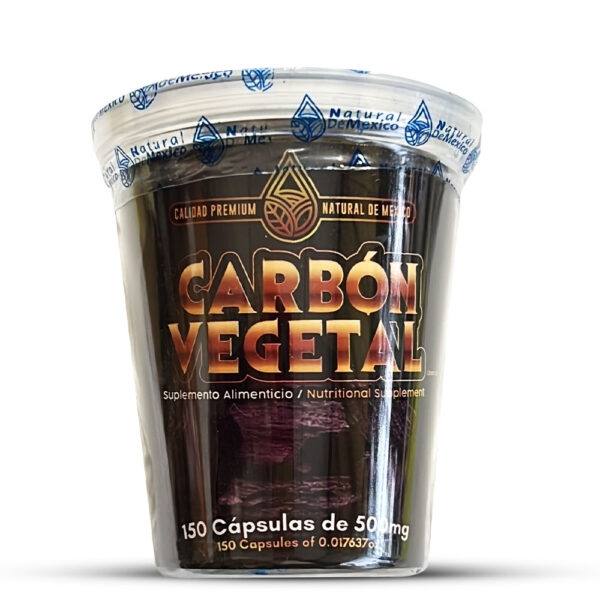 Carbón Vegetal Actúa cómo absorbente y puede ayudar a eliminar las sustancias tóxicas y las impurezas del cuerpo. Mejora el sistema digestivo.