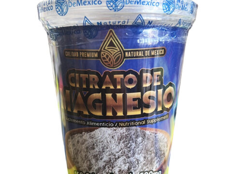 Citrato de Magnesio Es esencial para el funcionamiento normal del cuerpo y es importante para la salud ósea, cardiovascular, nerviosa y muscular.