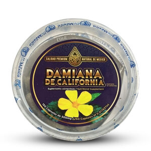 Damiana de California Para mejorar la memoria y la concentración y como afrodisíaco sexual natural, combate la fatiga, el estrés y la ansiedad.