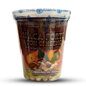 Maca forte con Ginseng Para mejorar la memoria y la concentración, fatiga, el estrés y la ansiedad. Pueden ayudar a regular el sistema nervioso.