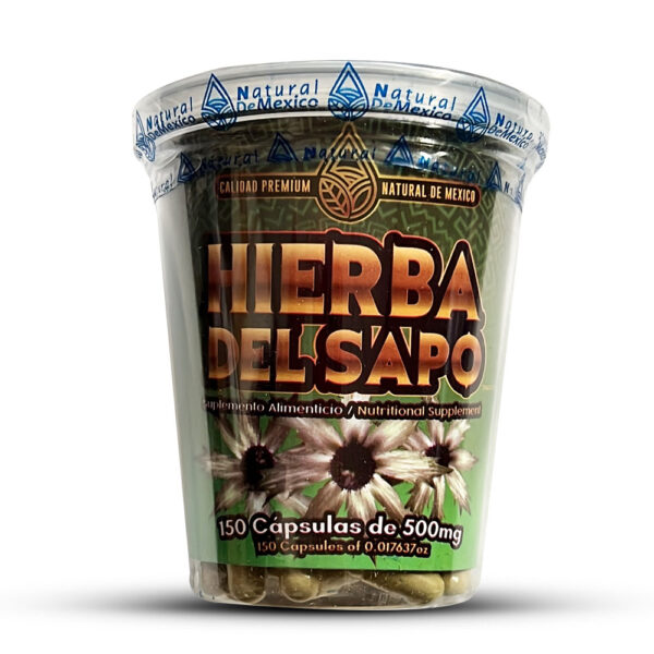Hierba de Sapo Esta Hierba contiene una gran cantidad de antioxidantes que ayudan a prevenir el daño celular y ayuda a regular el colesterol.
