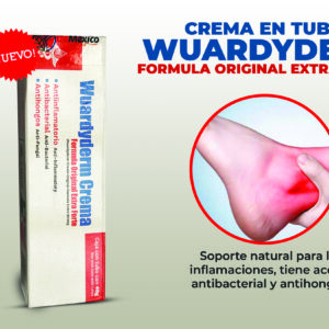 WUARDYDERM FORMULA ORIGINAL EXTRA FORTE Soporte natural para las inflamaciones, tiene acción antibacterial y antihongos.